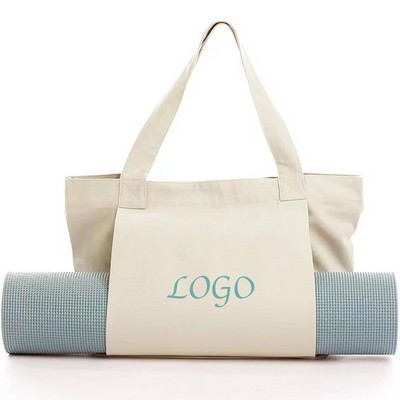 Durable Canvas Yoga Mat Bag Carrying Stylish Storage